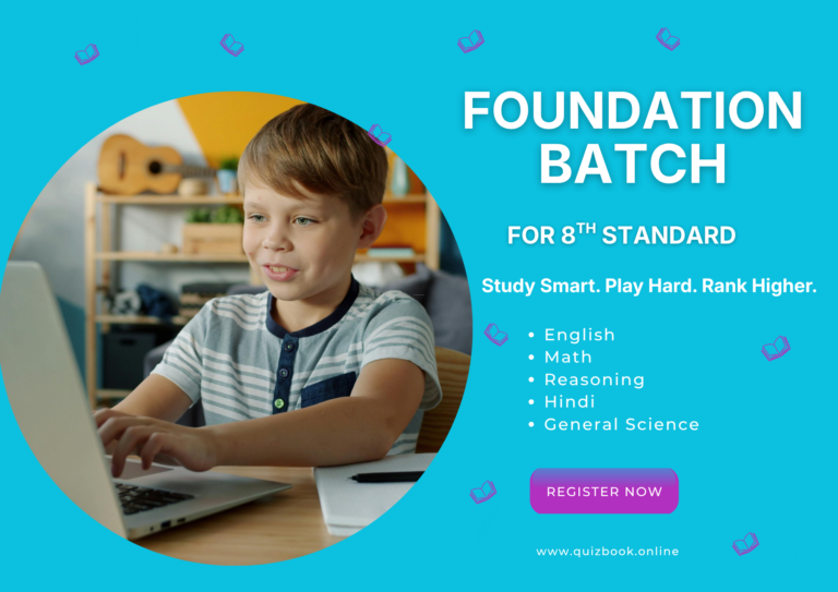 Foundation Batch For Class 8